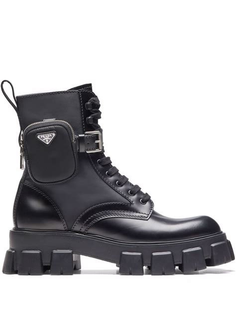 prada boots with pouch|prada boots with pouch men's.